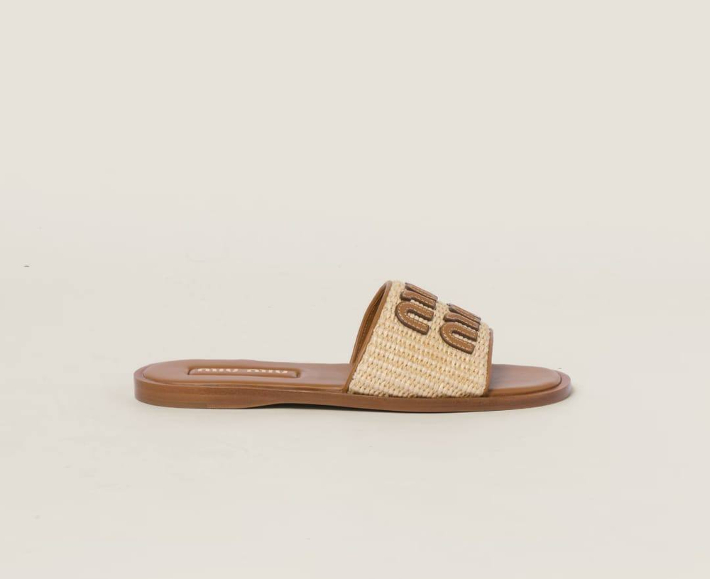 Шлепанцы MIU MIU