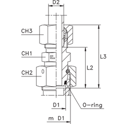 Соединение PNF DS12 24х1.5 (нерж.)