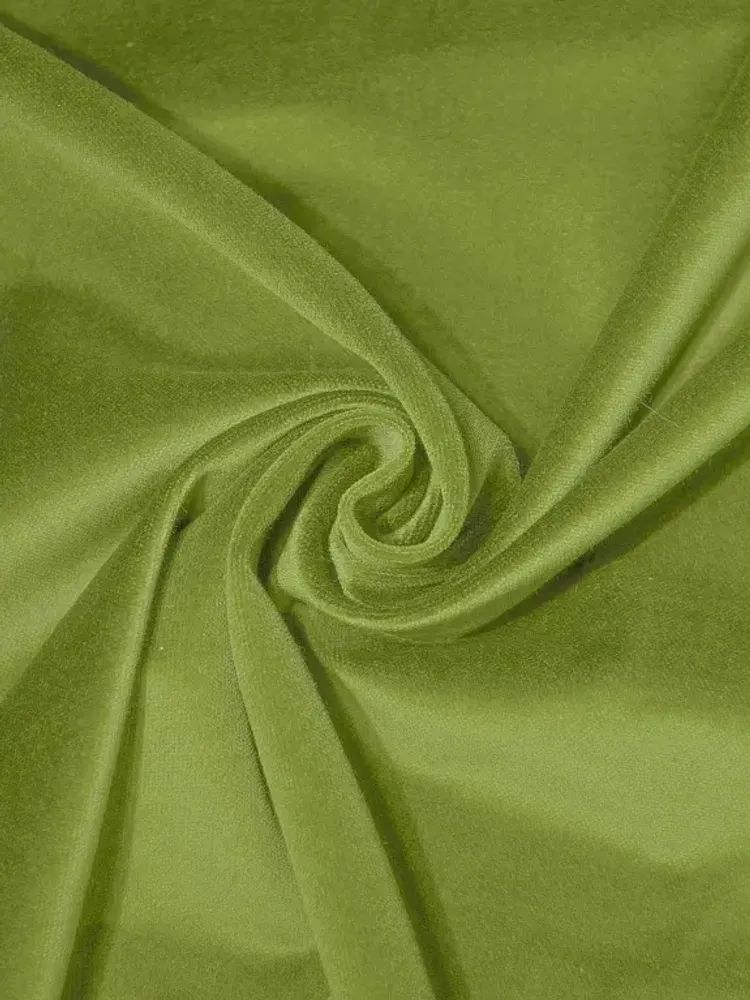 Бархат, 300 г/м2, 100% хлопок, 150 см, оливка