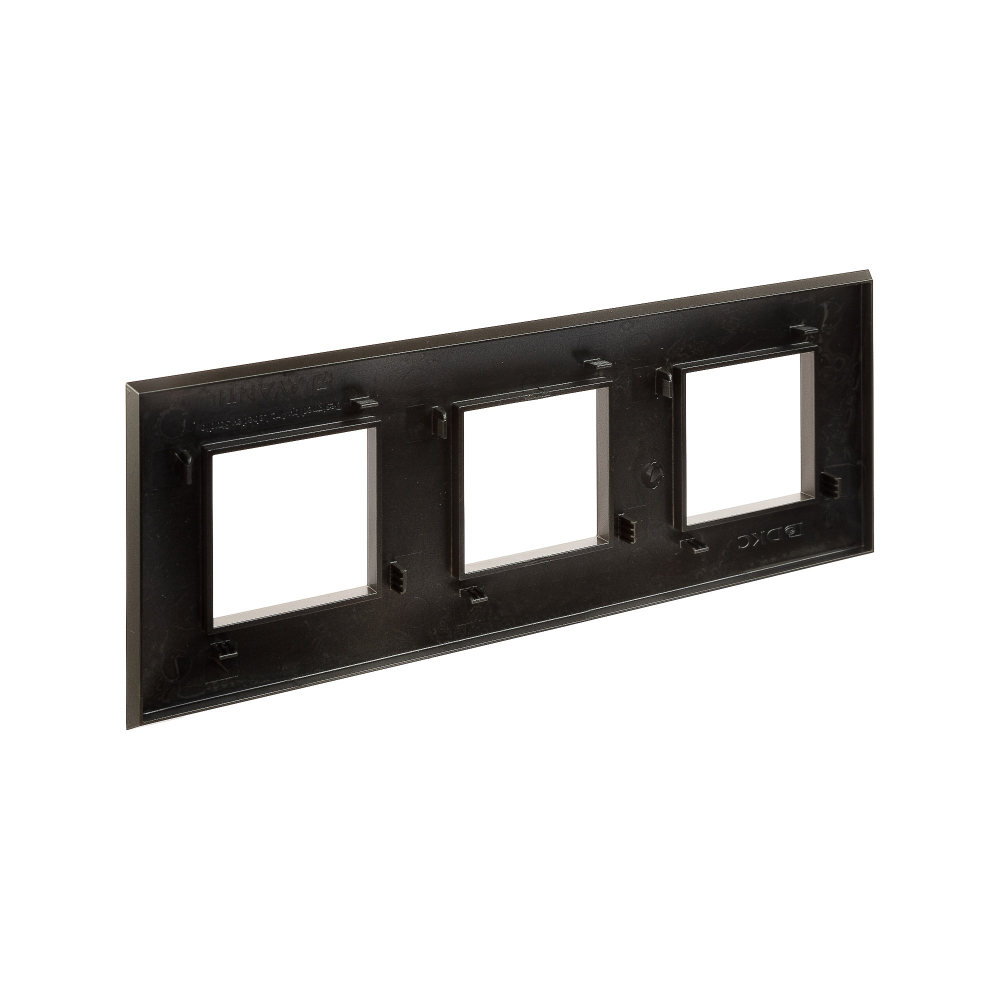 Рамка "Avanti", "Серый жемчуг", 3 поста (6 мод.)