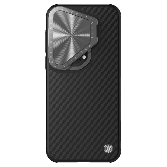 Чехол от Nillkin из арамидного карбона (кевлар) для Huawei Pura 70 Ultra, серия CarboProp Magnetic Case, с поддержкой беспроводной зарядки