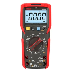 Мультиметр UNI-T UT89XD с TrueRMS: напряжение(1000B), ток(20A), сопротивление(60МOм), частота, ёмкость (100mF), NCV