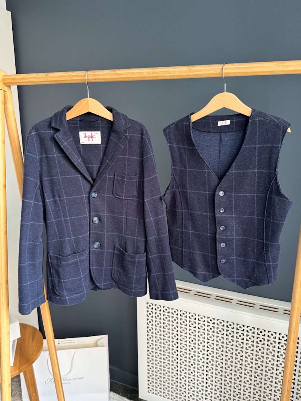 Хлопковый пиджак с жилетом Il Gufo, 140