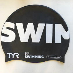 Плавательная шапочка Swimming Black (черная)
