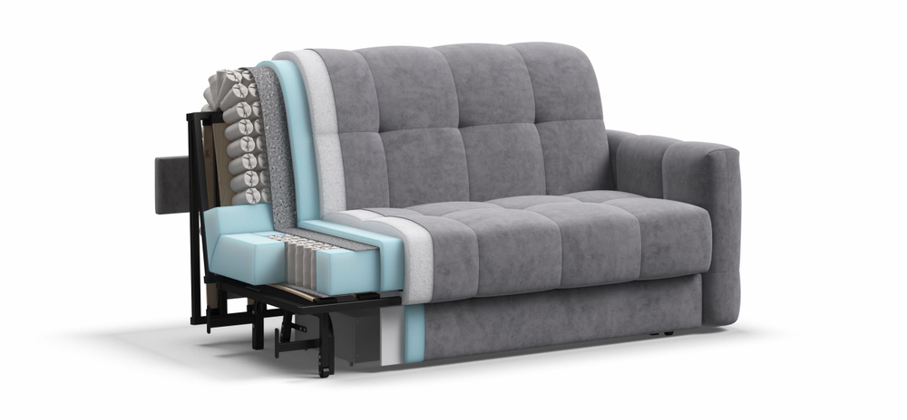 Диван Босс Слип 140 Велюр Роял агат