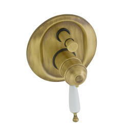 Смеситель скрытого монтажа для ванны/душа термостатический Migliore Oxford 19102 бронза