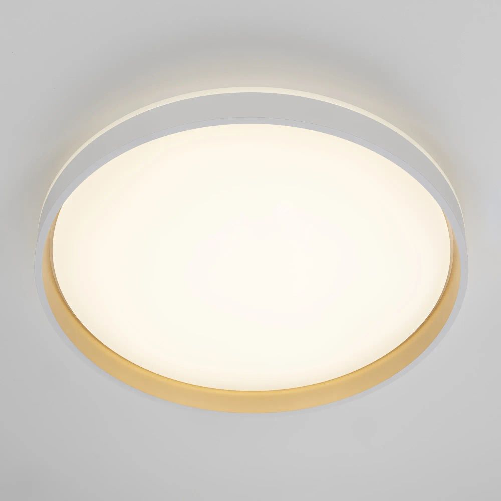 Citilux ENZO CL753510G LED RGB Светильник с пультом Белый + Золото