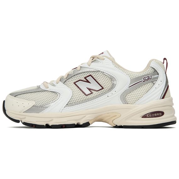 New Balance NB 530 Беговые кроссовки Низкие Белые/Серебристые Унисекс