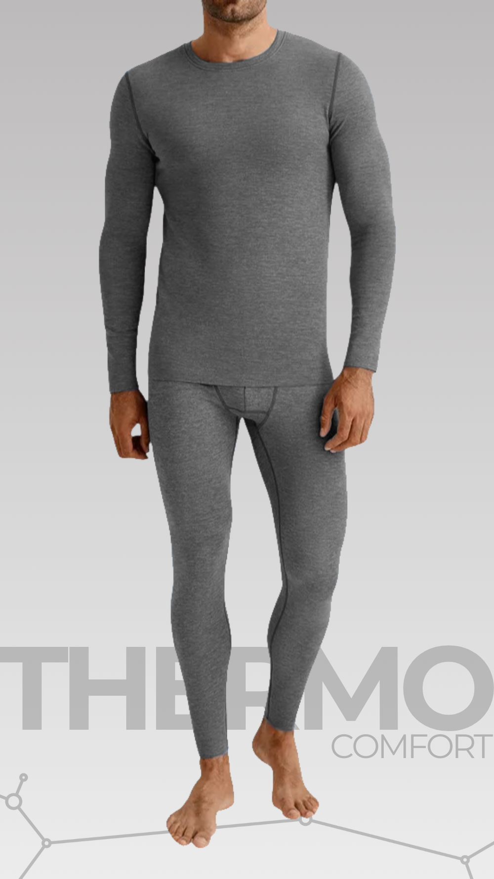 Термобелье антибактериальное COPPLIFE COMFORT с шерстью и шелком