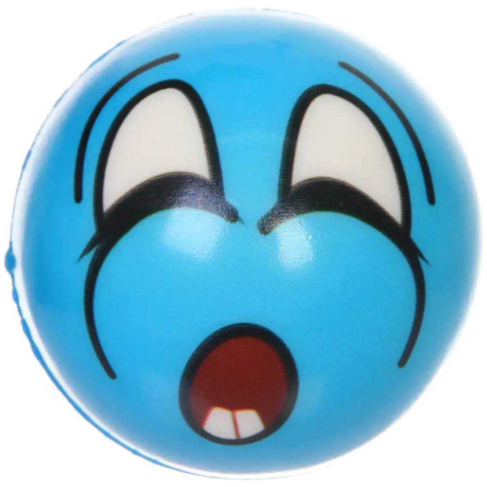 Мяч 6,3 см «Веселые мордашки» (антистресс), микс СТИКЕР НА ВЛОЖЕНИЕ