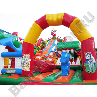 Большая и высокая горка "Змей Горыныч 3" 17*11*9 м