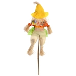 Фигура садовая «Пугало - Ричи» в желтой шляпе 52 (75) см ДоброСад