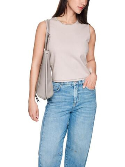 Marc Cain Топ, декорированный люрексовой нитью