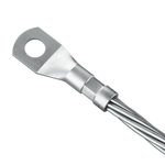 Заземляющий проводник, 1000 мм, алюминий 50 мм2, М10