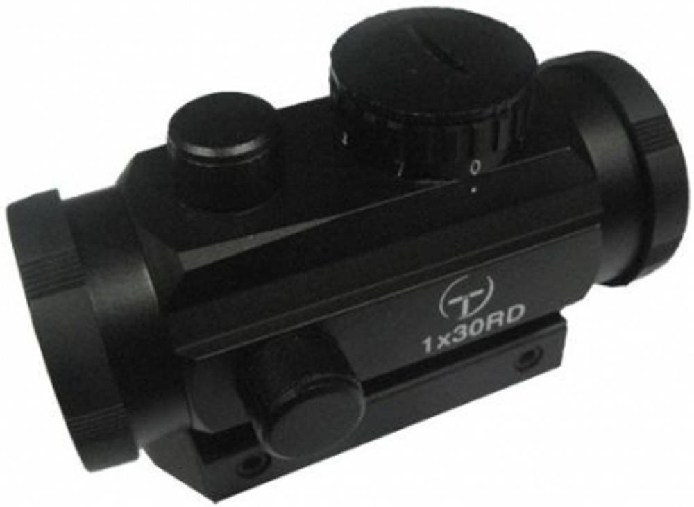 Коллиматорный прицел Target Optic 1х30 закрытый на Weaver, точка TO-1-30 RD