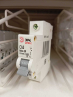 Выключатель автоматический ЭРА SIMPLE 1 полюс 40А