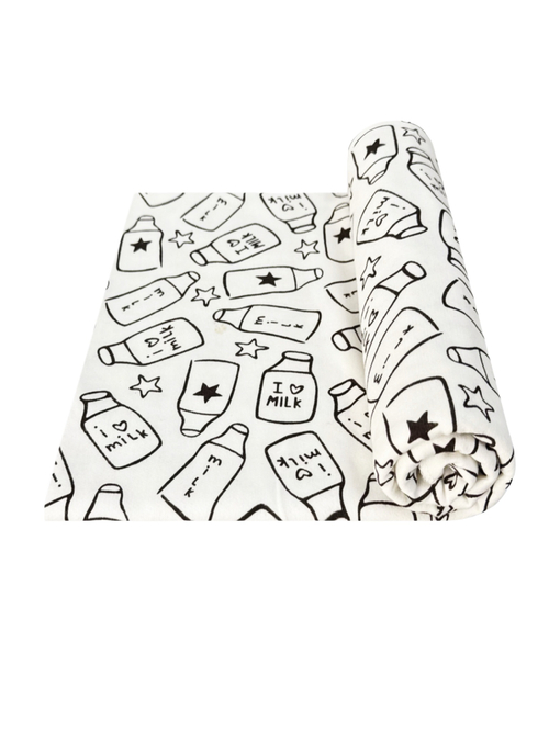 Утеплённая пелёнка Бутылочки