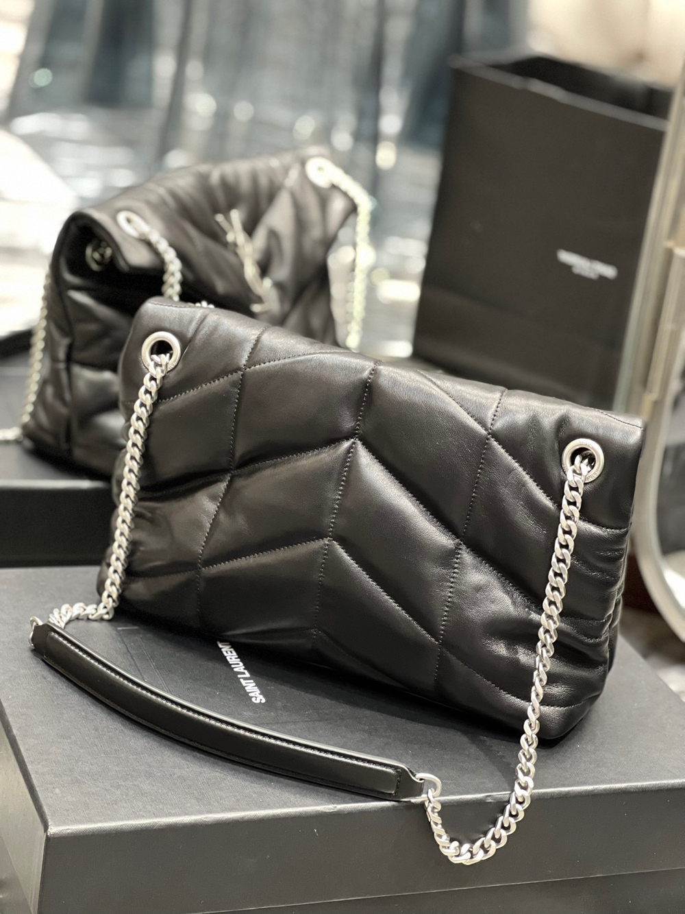 Saint Laurent Loulou Puffer Bag 29 cm