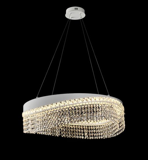 P7027/D600 BK (1) Люстра (RL)