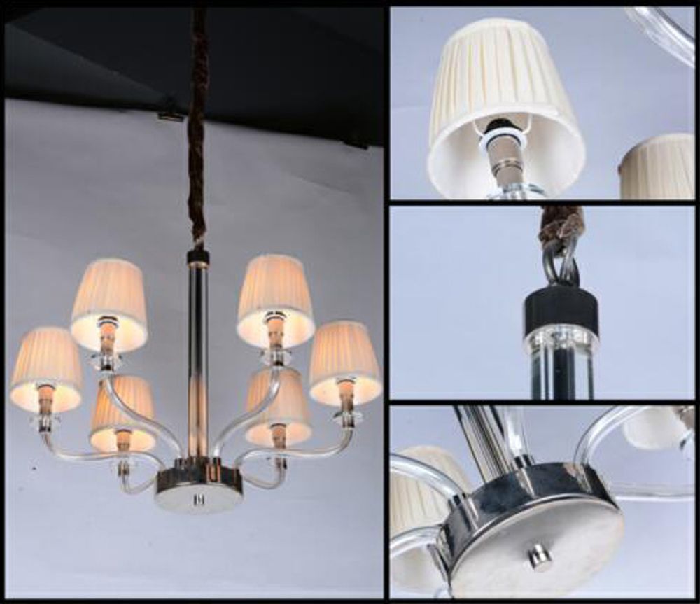 Люстра BRCH9021-6 nickel