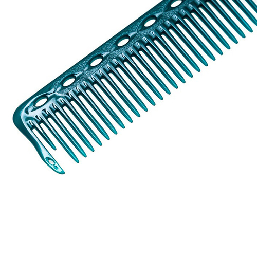 Зеленая многофункциональная расческа для стрижки 175мм с тонким обушком Y.S. Park YS-s339 Green