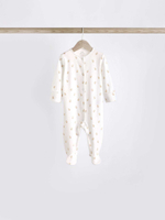 Комбинезон / Cлип для малышей Next K79-484, 7 шт., Белый