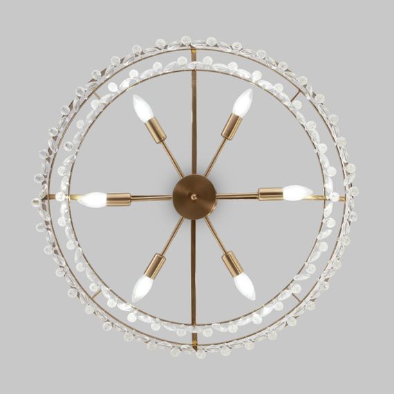 Подвесная люстра Eurosvet Sophie 60165/6 латунь