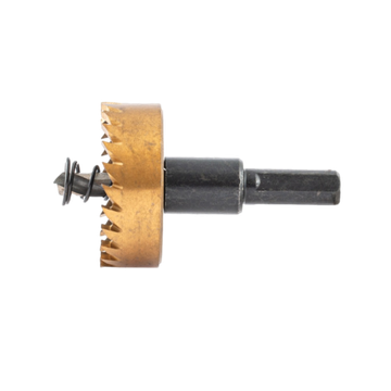 Коронка по металлу HSS, 40 мм, нитридтитановое покрытие //Denzel 724112