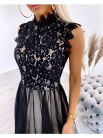 кружевное черное платье + plus size