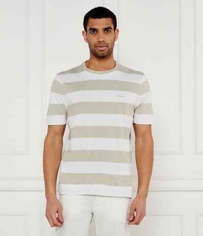 Футболка TalesStripe BOSS ORANGE - бежевый(50499334)