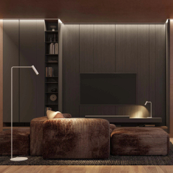 Светильник SP-VERDI-FLOOR-3W Warm3000 (BK, 20 deg, 230V) (Arlight, IP20 Металл, 3 года) 051672