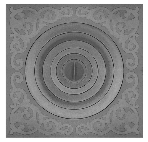 Плита печная чугунная одноконфорочная