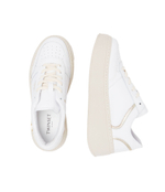 Кожаные кроссовки TWINSET - белый(241TCP060)