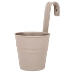 Кашпо-ведро настенное декоративное капучино 135х250мм