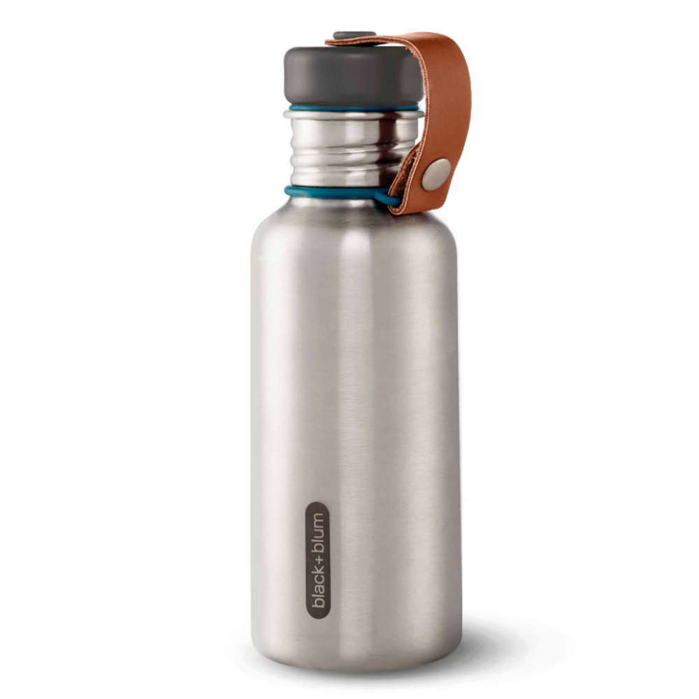 Фляга black+blum, water bottle, 500 мл, серо-бирюзовая