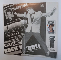 Винтажная виниловая пластинка LP Elvis Presley Элвис Пресли Черно Белый Рок н Ролл (Пластинка 1) (Россия 1992)