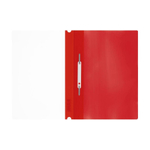 Папка-скоросшиватель СТАММ с перфорацией, А4, 160 мкм, красная