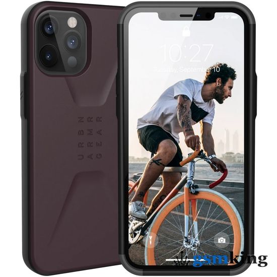 UAG Civilian Series Case for Apple iPhone 12/12 Pro Eggplant (Баклажановый)11235D115555