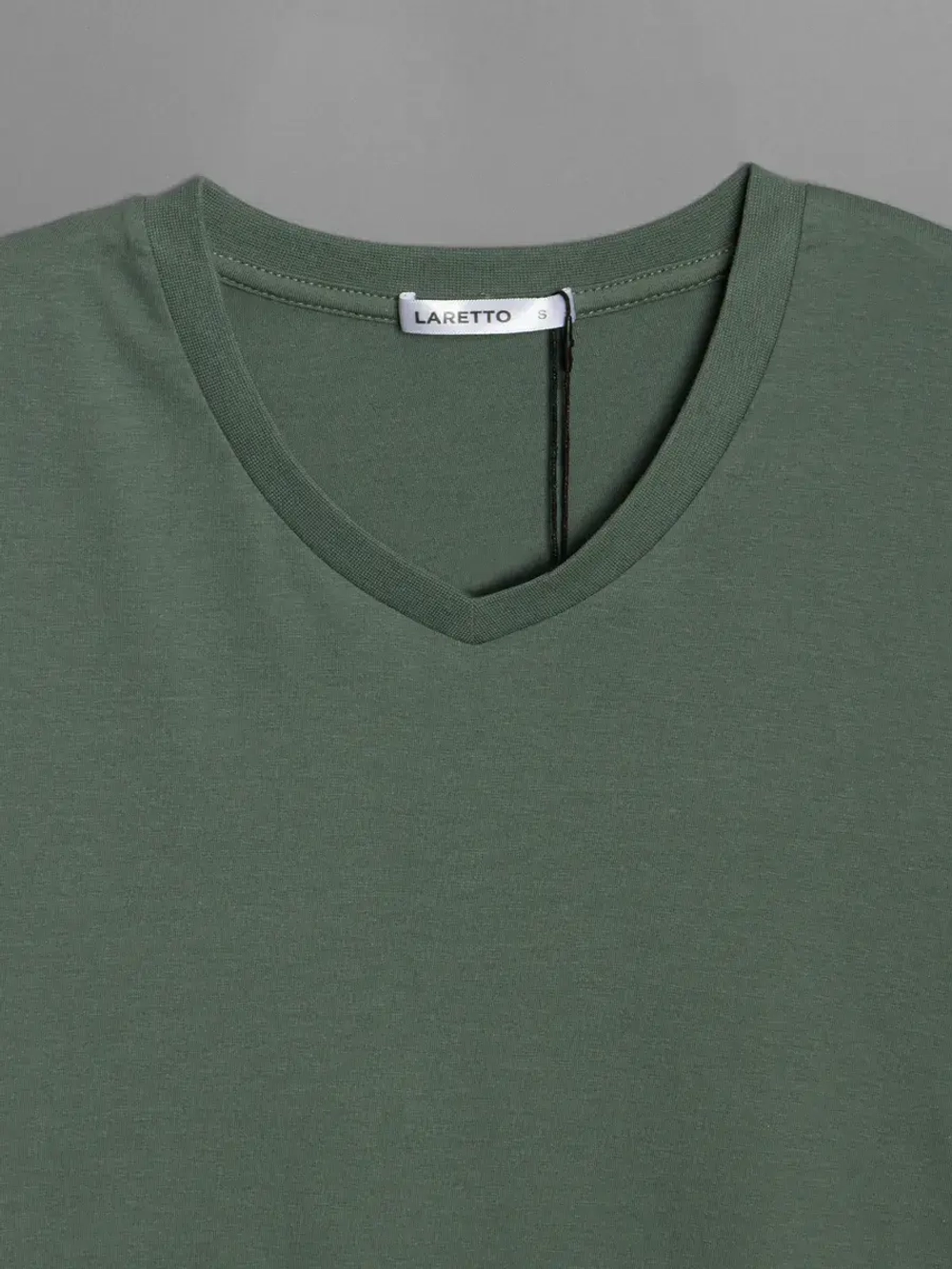 Футболка мужская повседневная однотонная хлопок