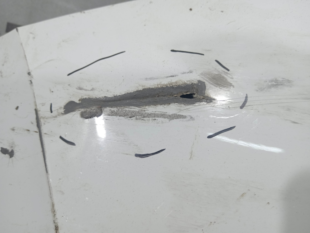 Бампер задний левая часть Skoda Karoq 17-нв Б/У Оригинал 57R807983