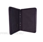 Папка деловая Спейс Dublin, кожзам, ручка-трансформер, черная