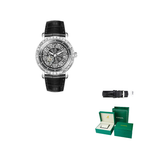 KANGOL Automatic Mechanical Movement Genuine Leather Strap Watch Men"s Watches Skeleton Dial