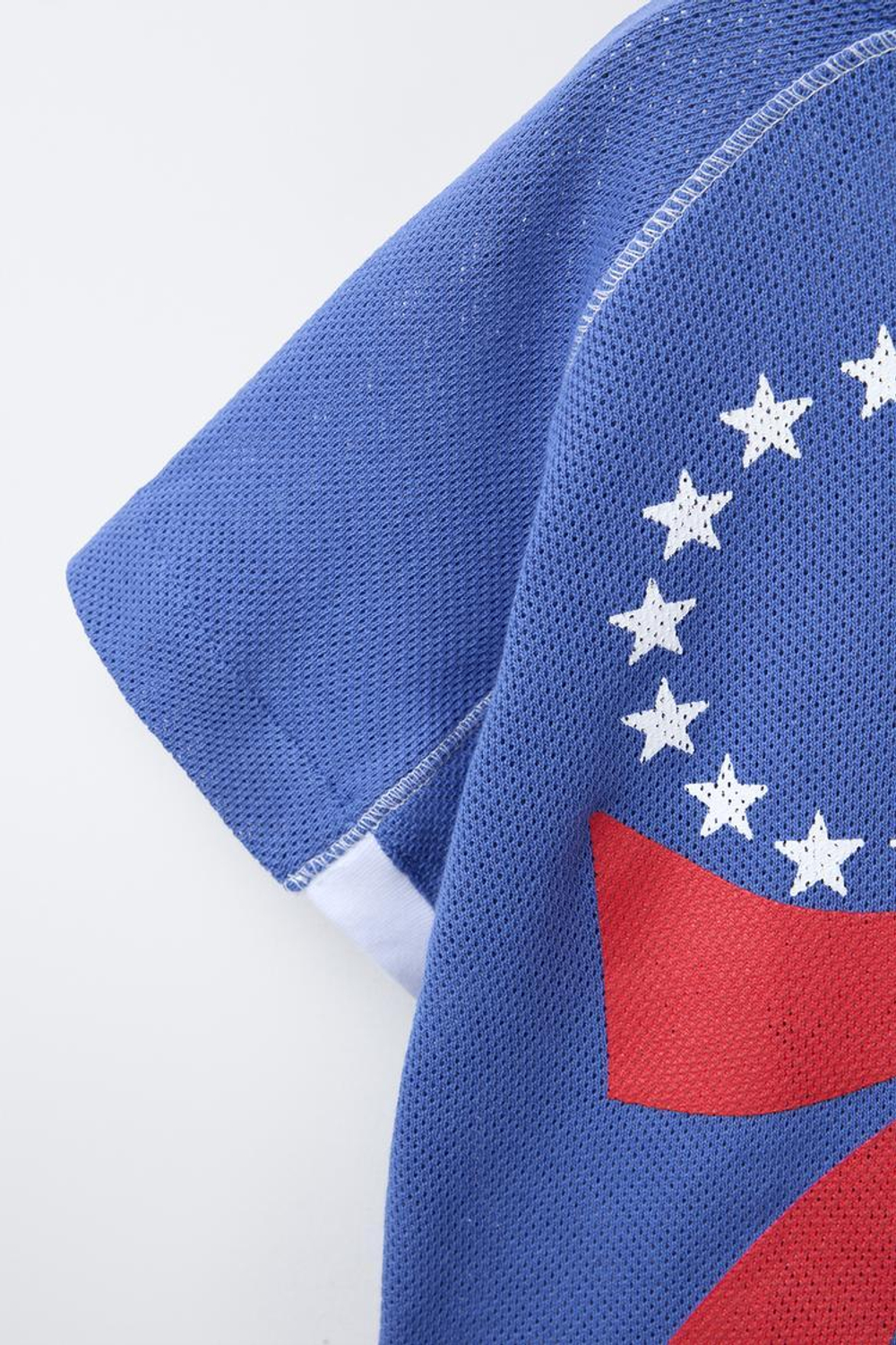 ZARA ФУТБОЛКА С ПРИНТОМ 76EARS NBA ©, СИНИЙ