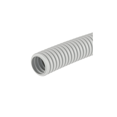 9094050 труба ПВХ легкая гофр. 40мм. без протяжки 50м. сер. DKC