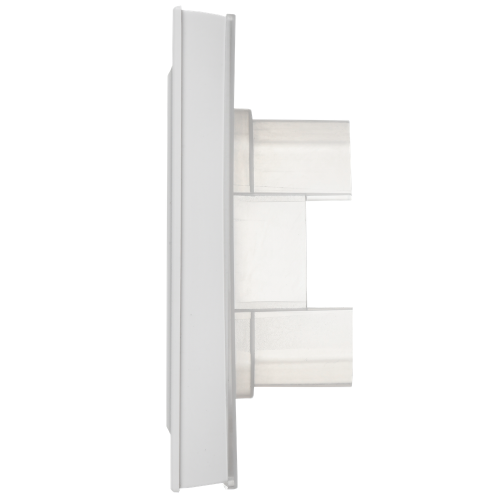 BRITE Рамка 2-местная IP44 РУ-2-БрАБ-44 арктический белый IEK