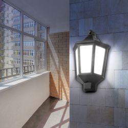 Садово-парковый светильник ЭРА «Ника» НБУ 06-60-003 60Вт черный белое основание матовый