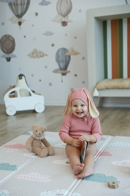 Складной коврик Sillky Portable 140x200x1 см, Облачка