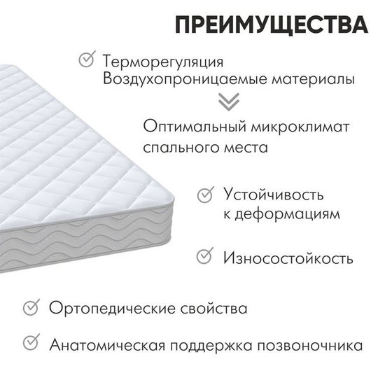 Матрас пружинный ДЕЛЬТА