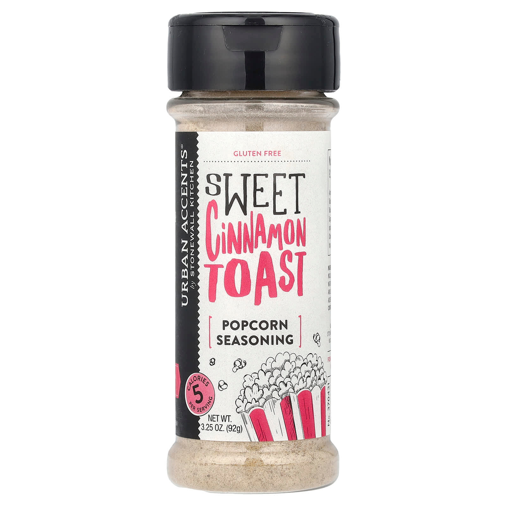Urban Accents, Popcorn Seasoning, сладкие тосты с корицей, 92 г (3,25 унции)