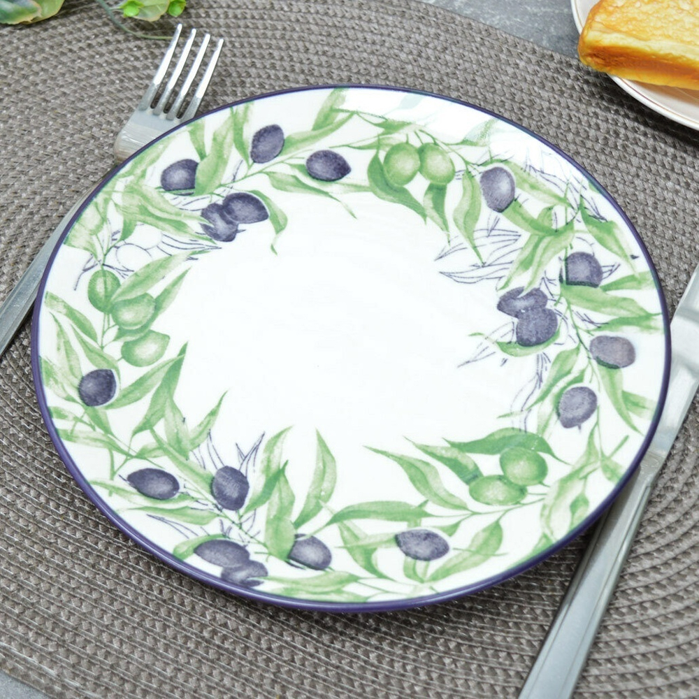 Тарелка 20см Оливки